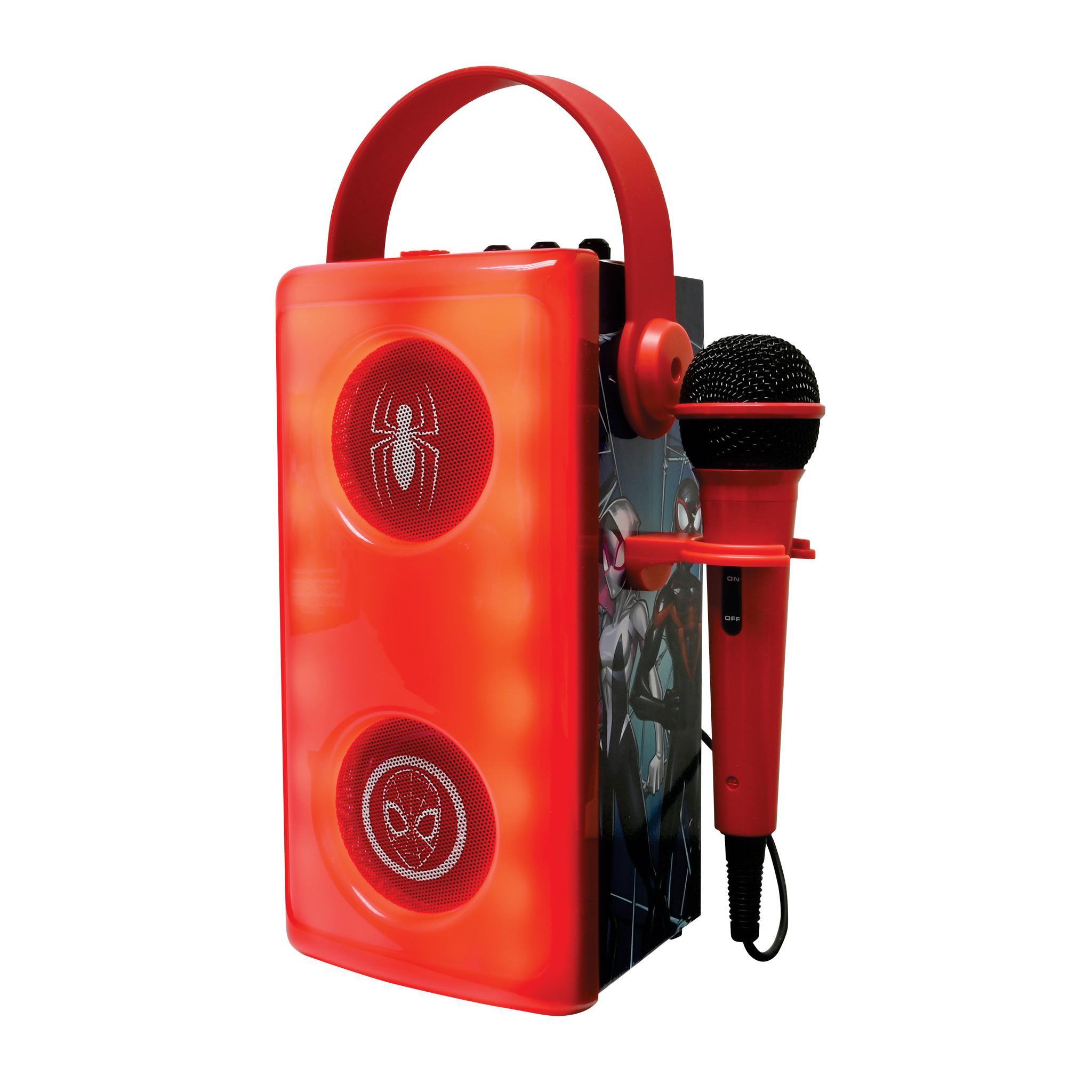 Voir la diapositive 2 : Lexibook Enceinte Bluetooth lumineuse  avec micro Spiderman