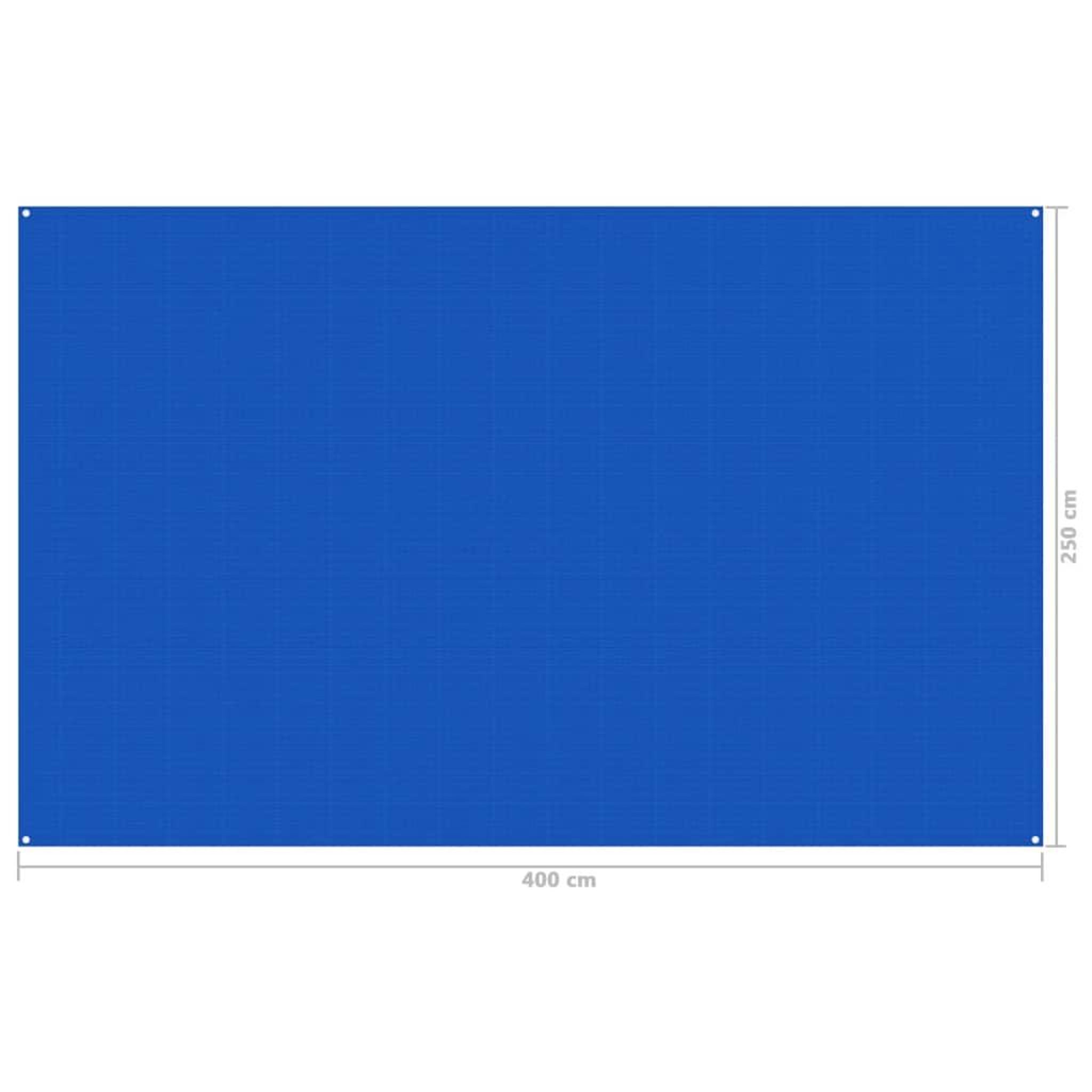 Voir la diapositive 5 : VIDAXL Tapis de tente 250x400 cm Bleu