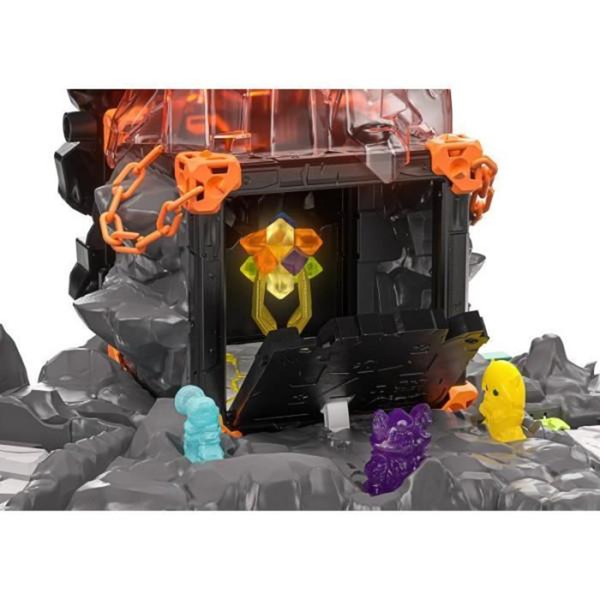 Voir la diapositive 6 : Schleich Coffret MasterCave Smashrador Eldrador, 18 fonctions, 6 figurines, SCHLEICH 42757 Eldrador Creatures, 119 pieces, Des 7 ans