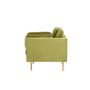 Voir la diapositive 6 : Paris Prix Fauteuil Design en Velours  Boom  110cm Vert