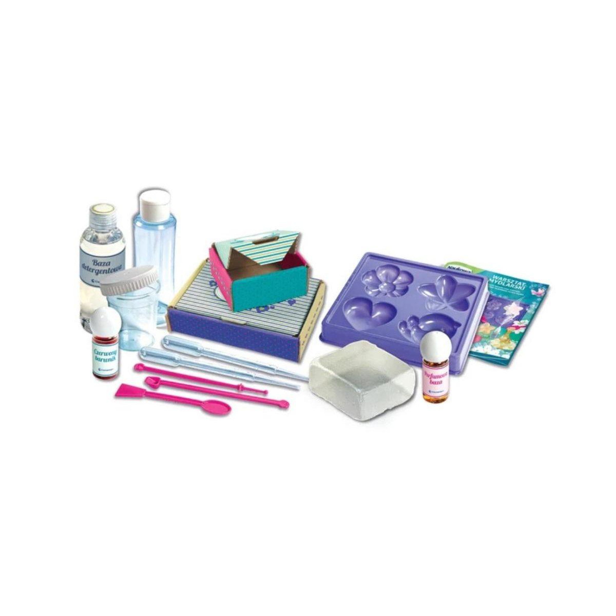 Voir la diapositive 4 : CLEMENTONI Coffret scientifique  50888 science  and  jeu - atelier de savons