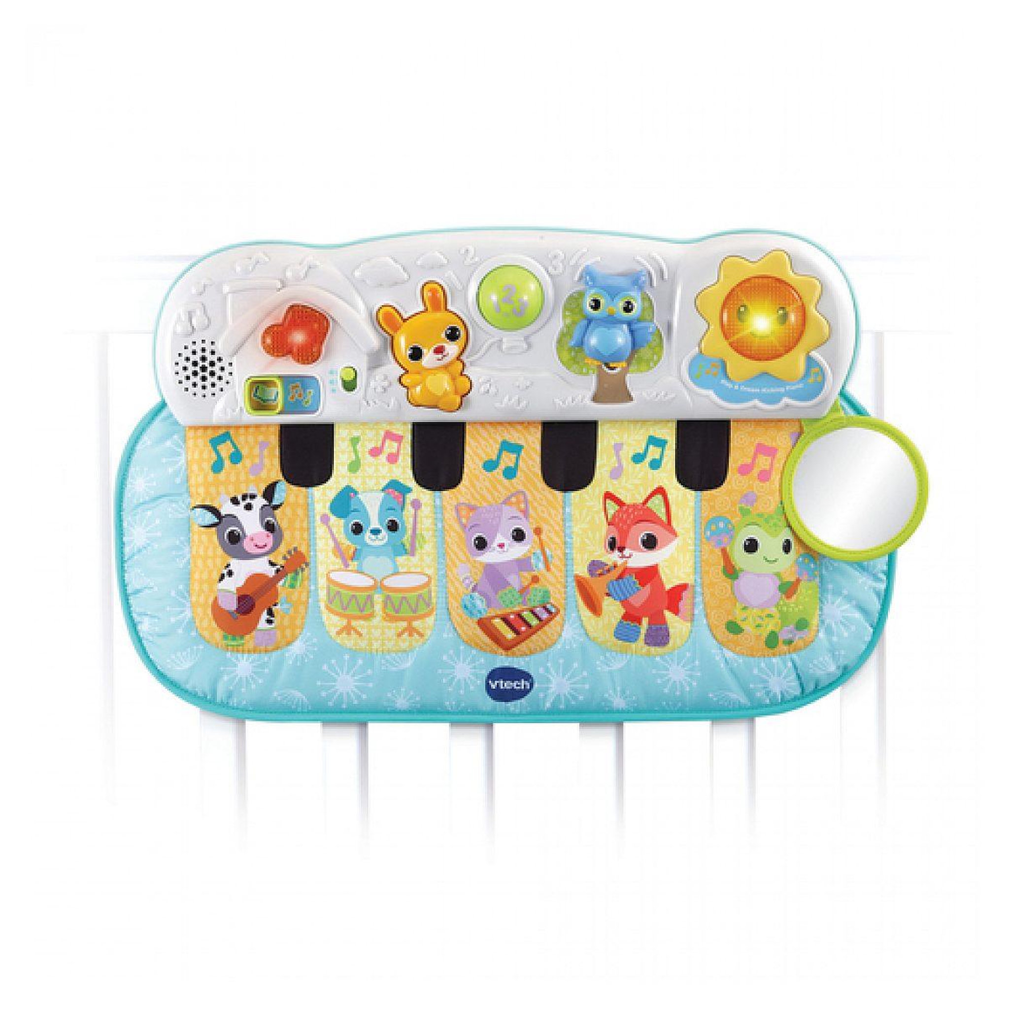 Voir la diapositive 1 : VTECH Baby tap tap piano des loulous textile multicolore