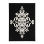 Voir la diapositive 1 : Paris Prix Tapis Tissé Effet 3D à Poils Courts  Manolya  Noir