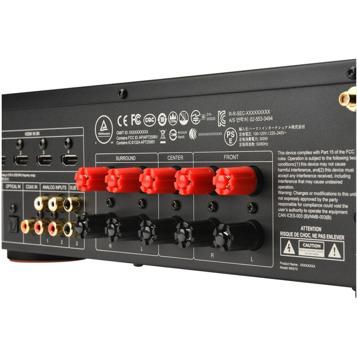 JBL Ampli Home Cinema MA510 Noir