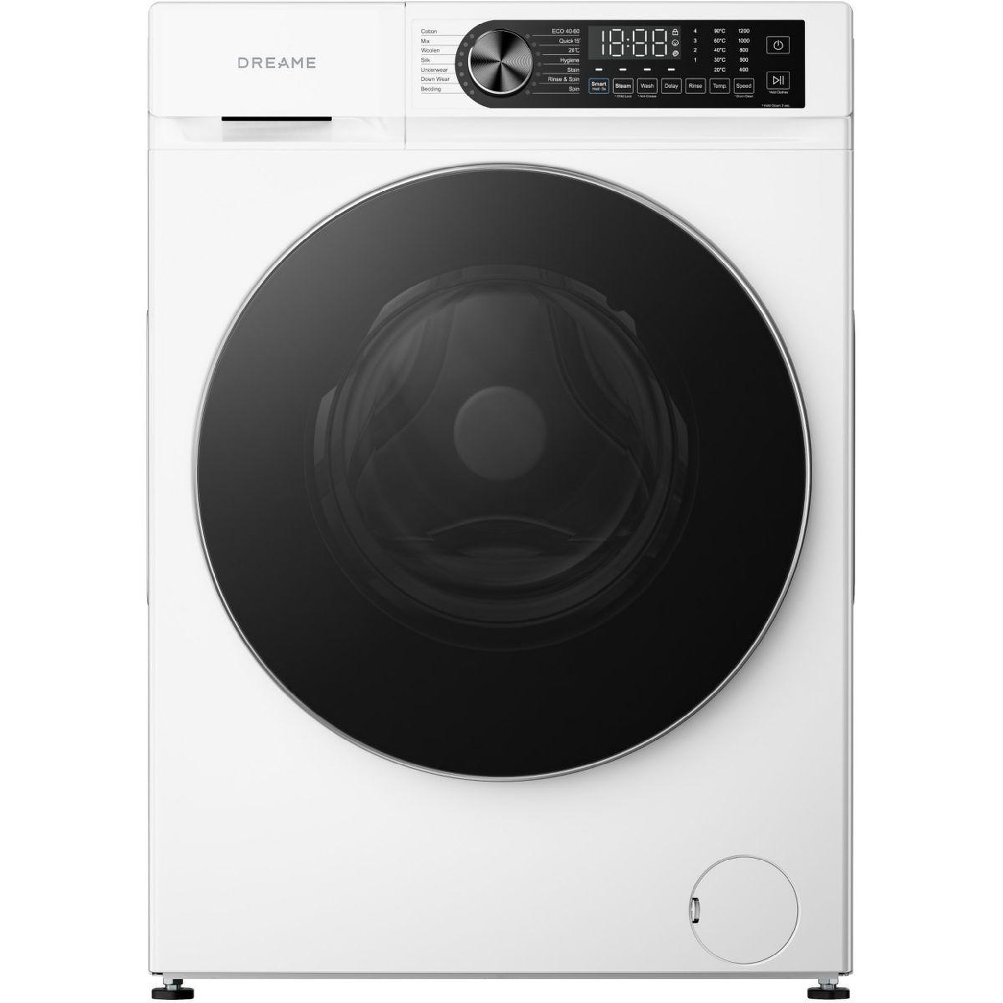 DREAME Lave linge hublot drwashsultra10kgw - 10 kg - 1200 tr/min - classe a - moteur induction