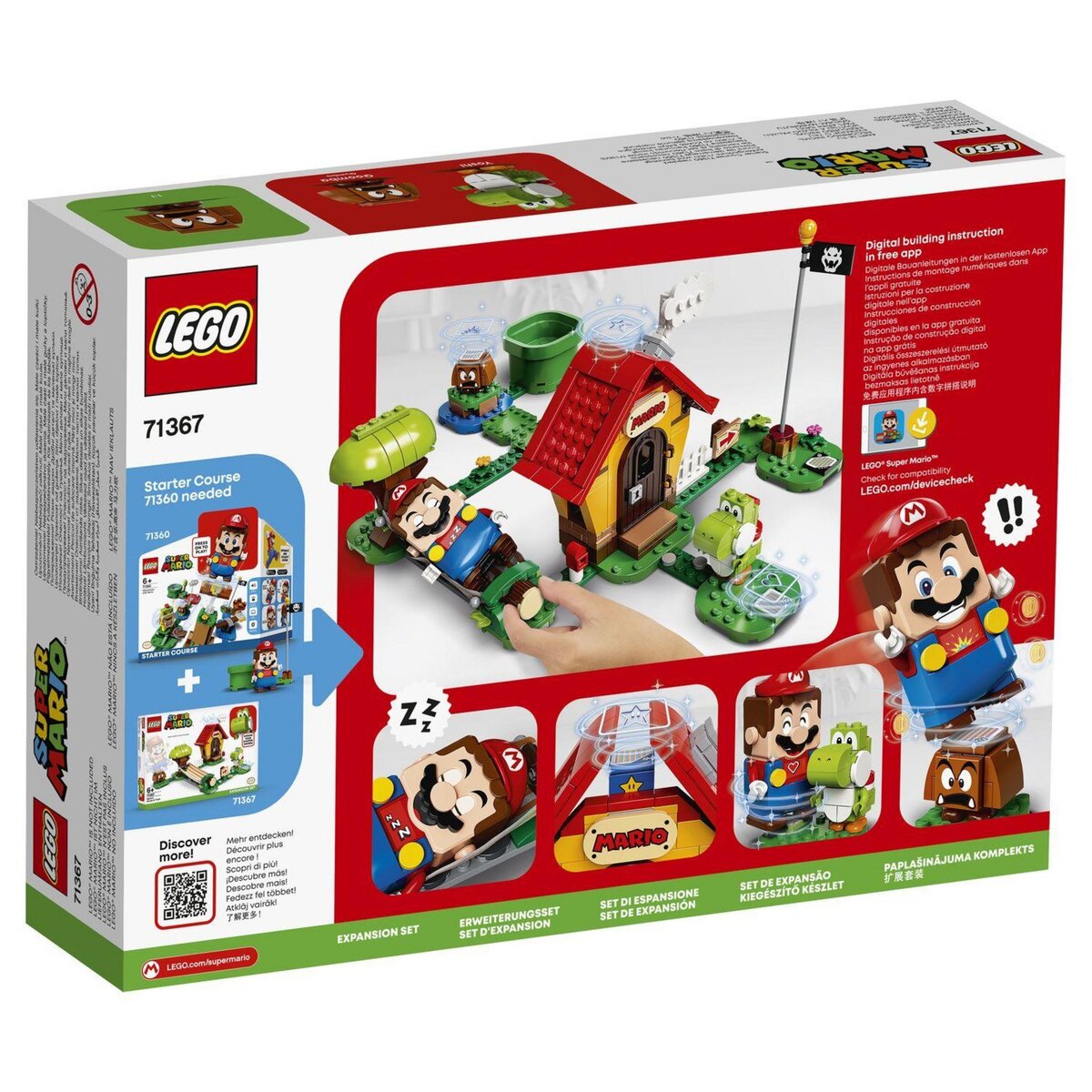 LEGO Super Mario 71367 - Ensemble d'extension La maison de Mario et Yoshi