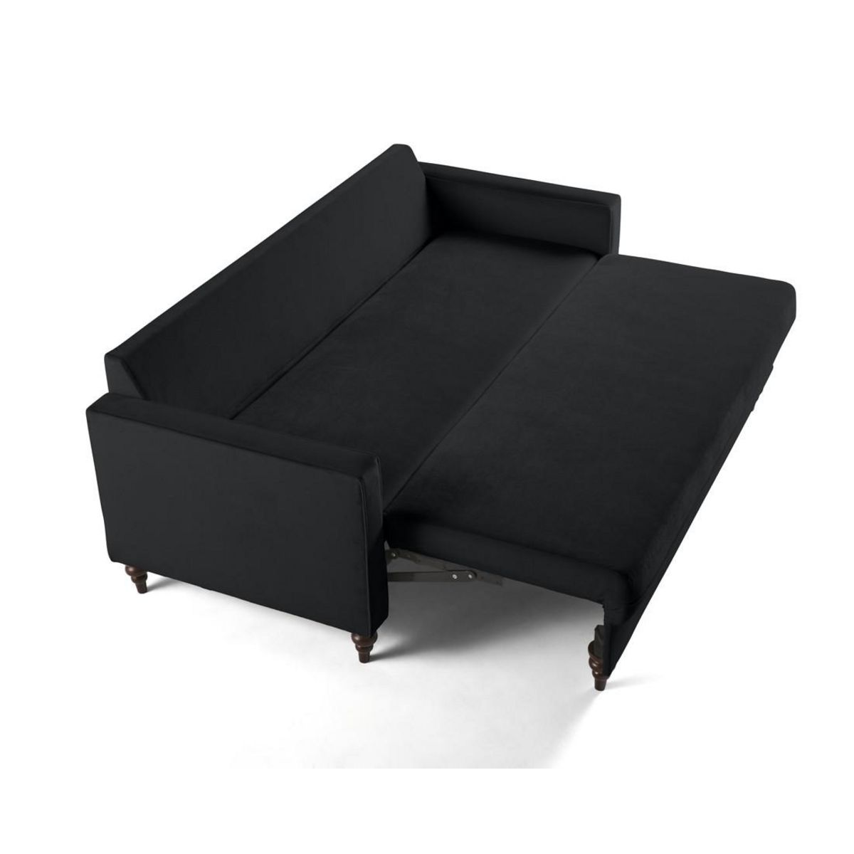 BEST MOBILIER Flamingo - canapé droit 3 places convertible en velours