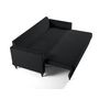 Voir la diapositive 4 : BEST MOBILIER Flamingo - canapé droit 3 places convertible en velours