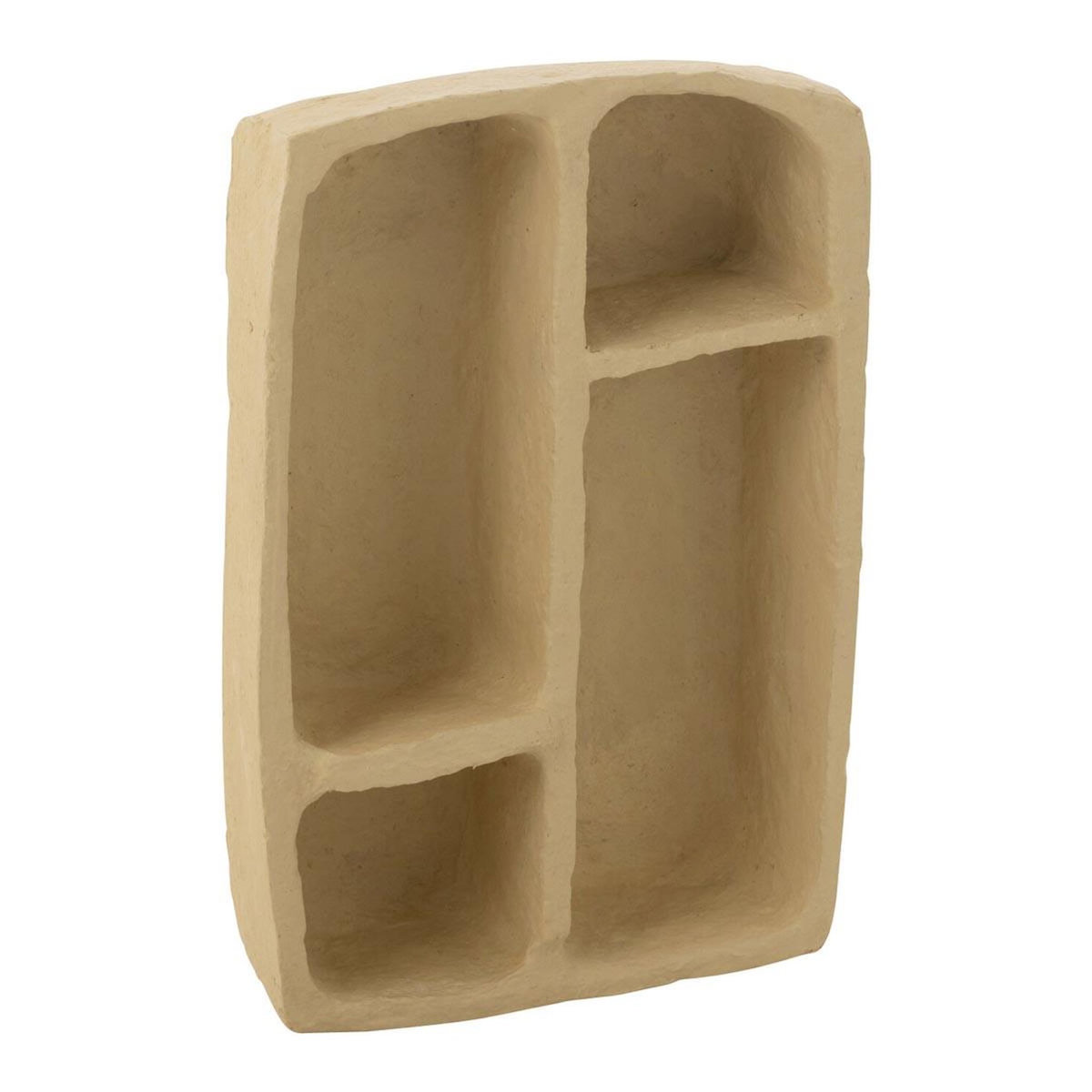 Paris Prix Étagère Murale en Papier Mâché  Flint  45cm Naturel