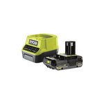 Ryobi Pack batterie RYOBI 18V One+ 2.0Ah LithiumPlus - 1 chargeur rapide 2.0Ah RC18120-120C
