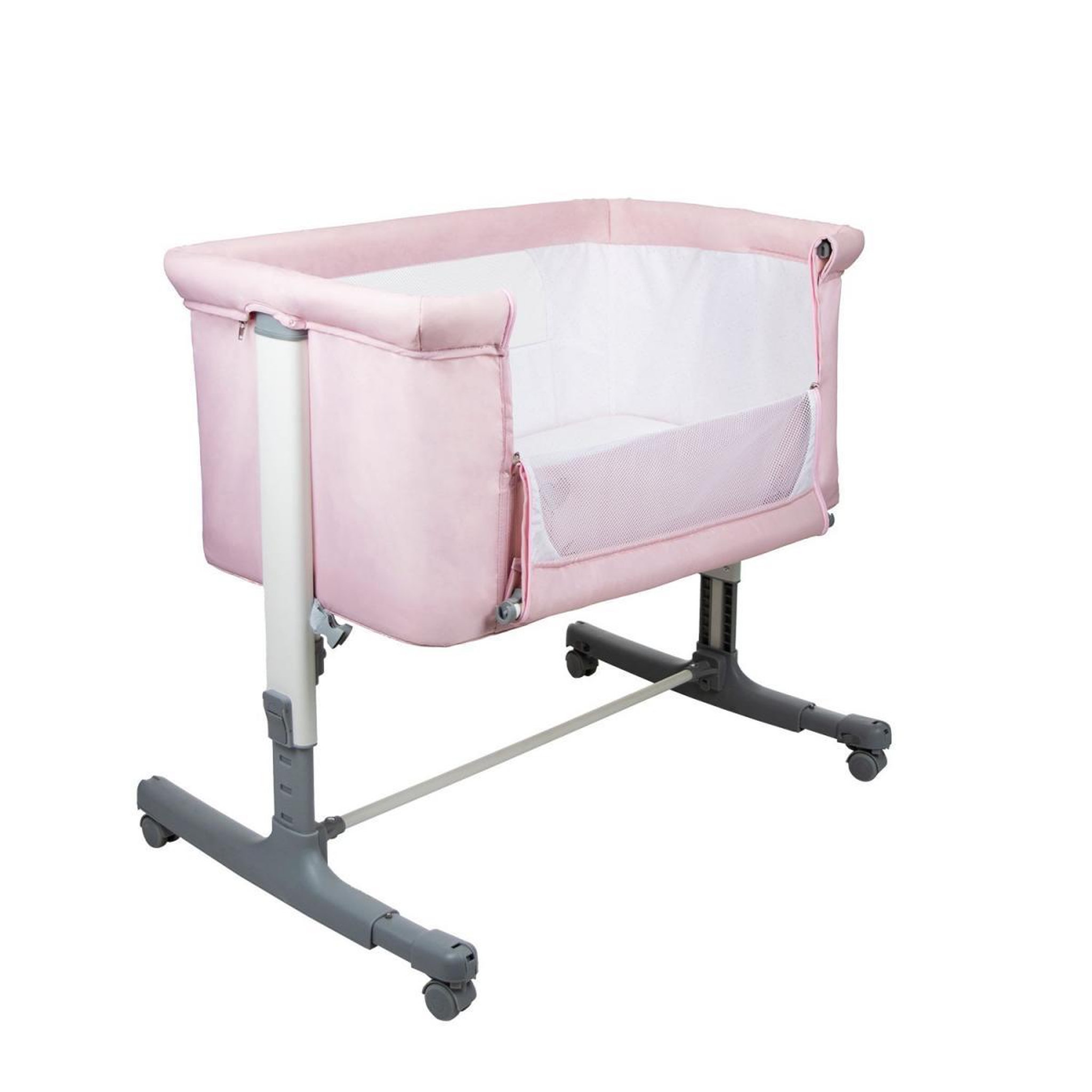 Voir la diapositive 2 : Asalvo Lit Cododo Mini Cot Calm - Rose