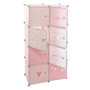 Voir la diapositive 2 : Atmosphera Kids Armoire Penderie Enfants  Univers  124cm Rose
