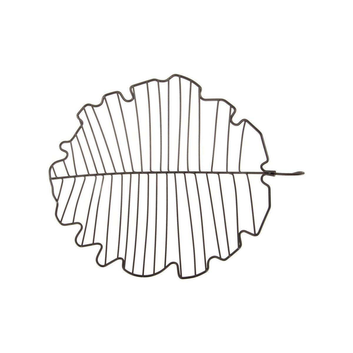 PRESENT TIME Corbeille à fruits en forme de feuille FOLIA - Noir