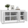 Voir la diapositive 4 : VIDAXL Buffet blanc 102x35x55 cm bois d'ingenierie