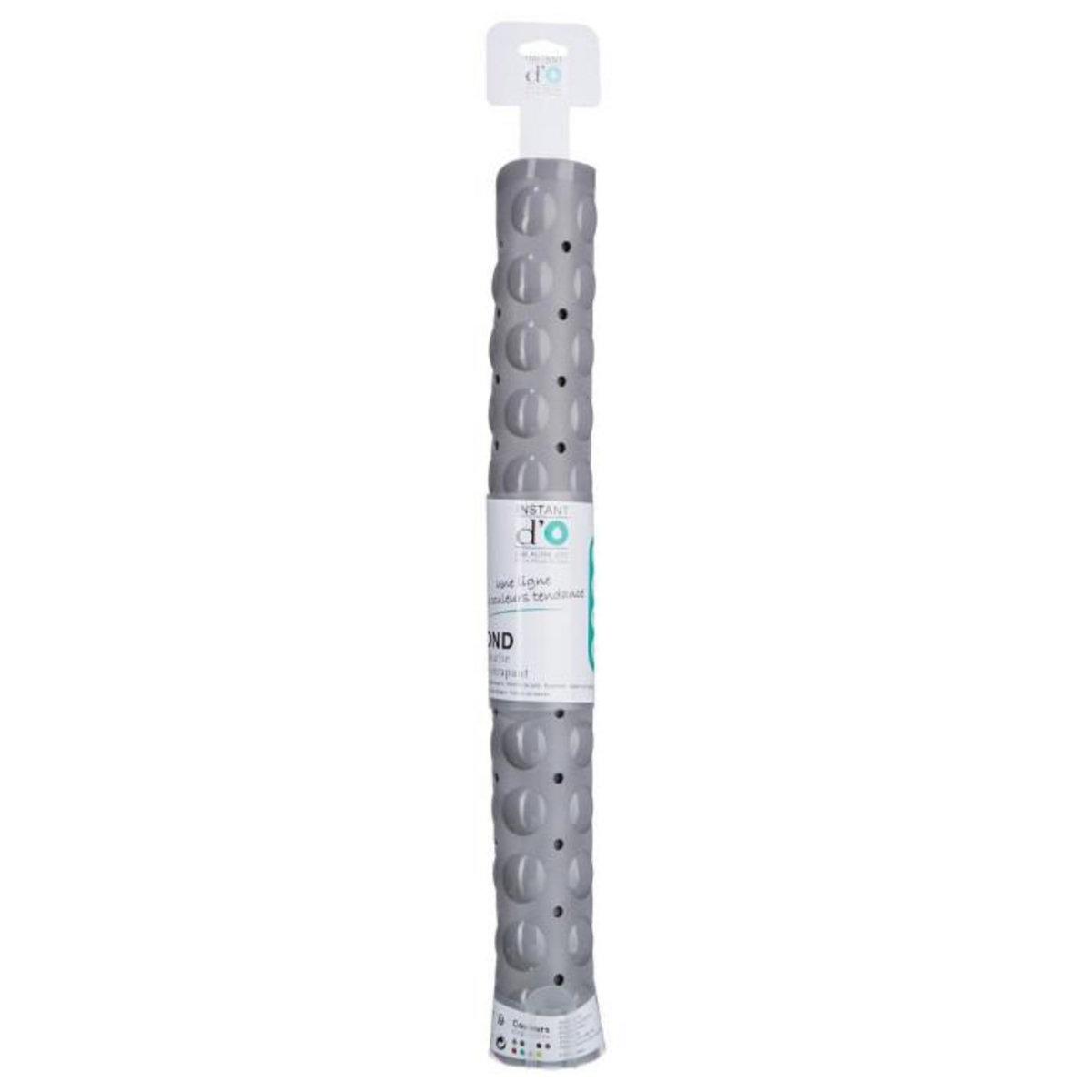 B BASIC & CO Fond de Douche PVC  Anti-Dérapant  54x54cm Gris