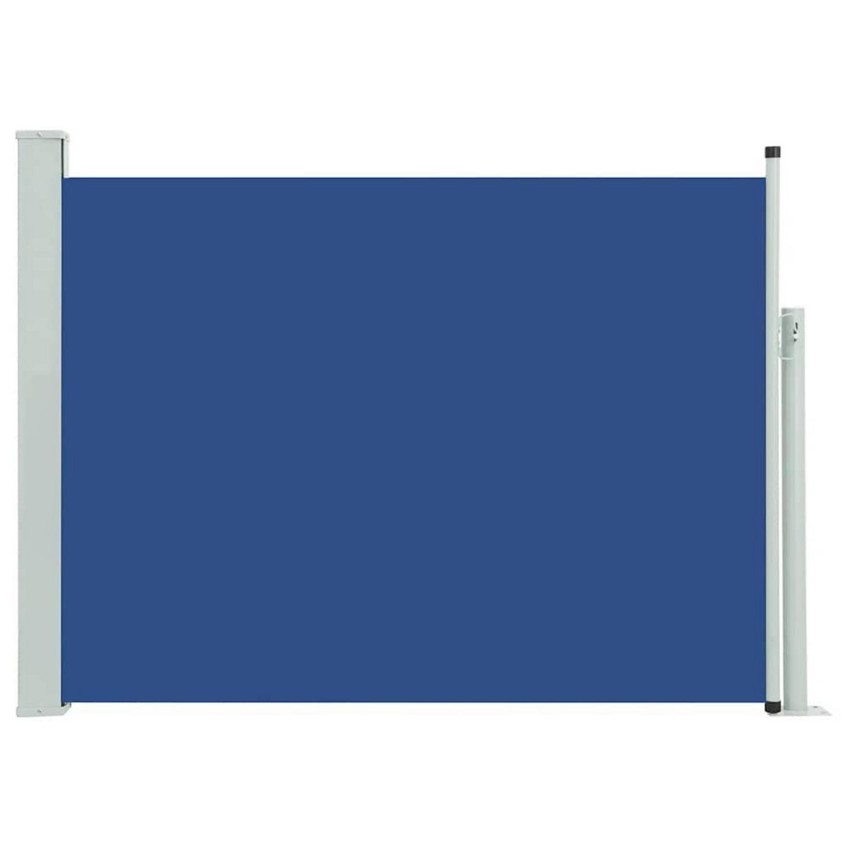 VIDAXL Auvent lateral retractable de patio 120x500 cm Bleu