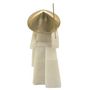 Voir la diapositive 2 : Paris Prix Statuette Déco Samouraï  Toku  24cm Blanc & Or