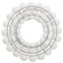 Voir la diapositive 2 : VIDAXL Couronne de Noël blanc 45 cm polystyrene