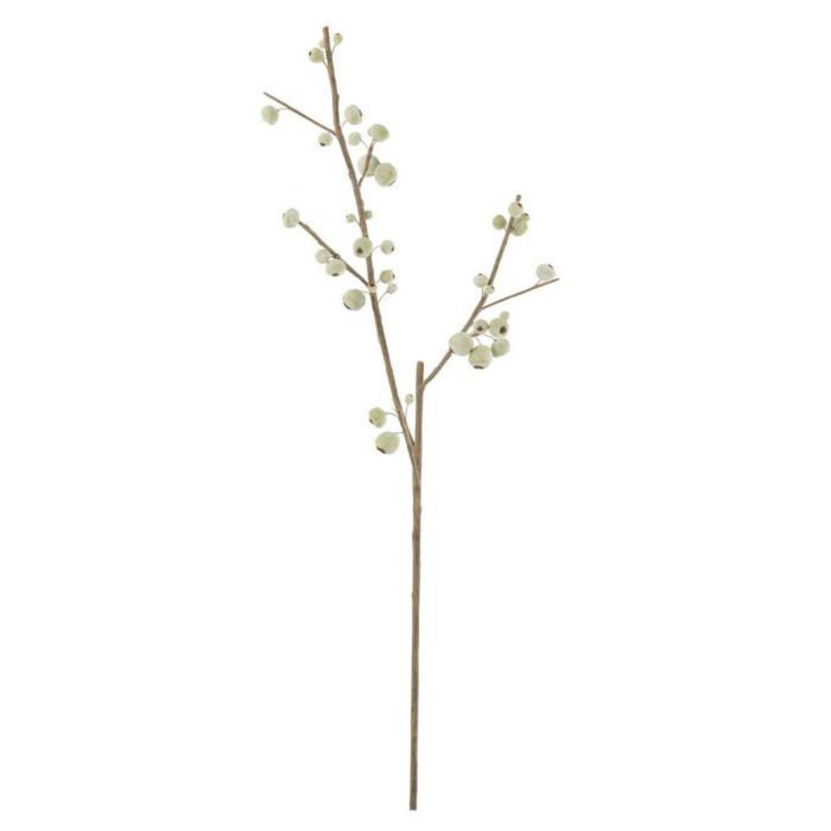 Paris Prix Branche Artificielle  Petites Pommes  125cm Vert Mat