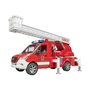 Voir la diapositive 1 : Bruder Camion de pompier Bruder avec échelle télescopique 70 cm