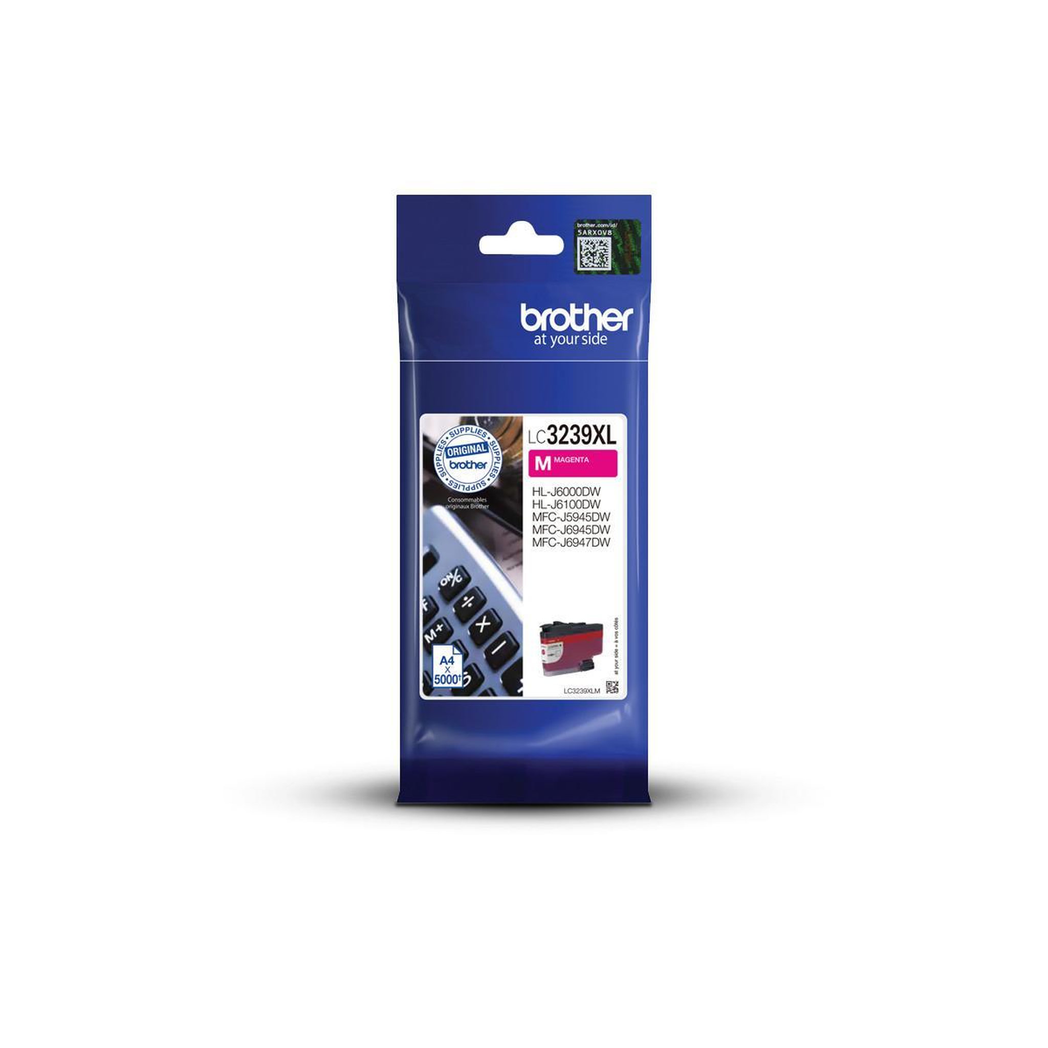 Voir la diapositive 2 : Brother Cartouche d'encre Originale Brother LC3239XLM Magenta
