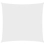 Voir la diapositive 2 : VIDAXL Voile de parasol Tissu Oxford carre 5x5 m Blanc