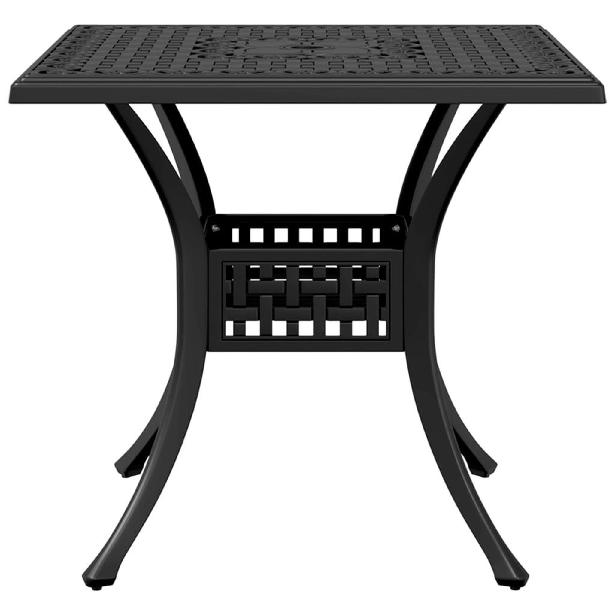 Voir la diapositive 4 : VIDAXL Ensemble a manger de jardin 5 pcs noir aluminium coule
