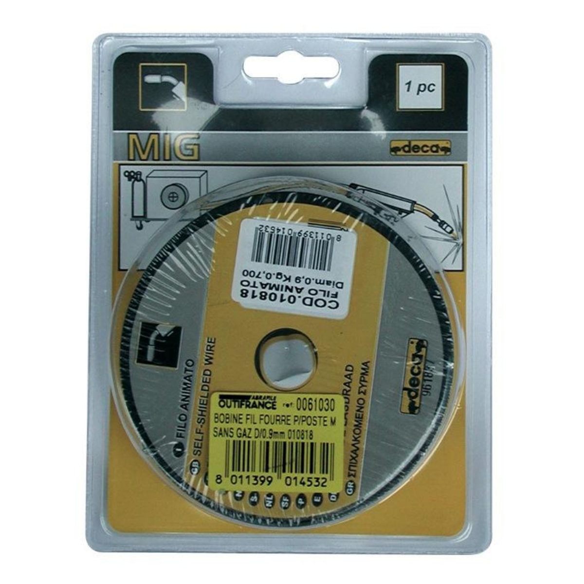 DECA Bobine de fil d'acier Ø 0,6 mm