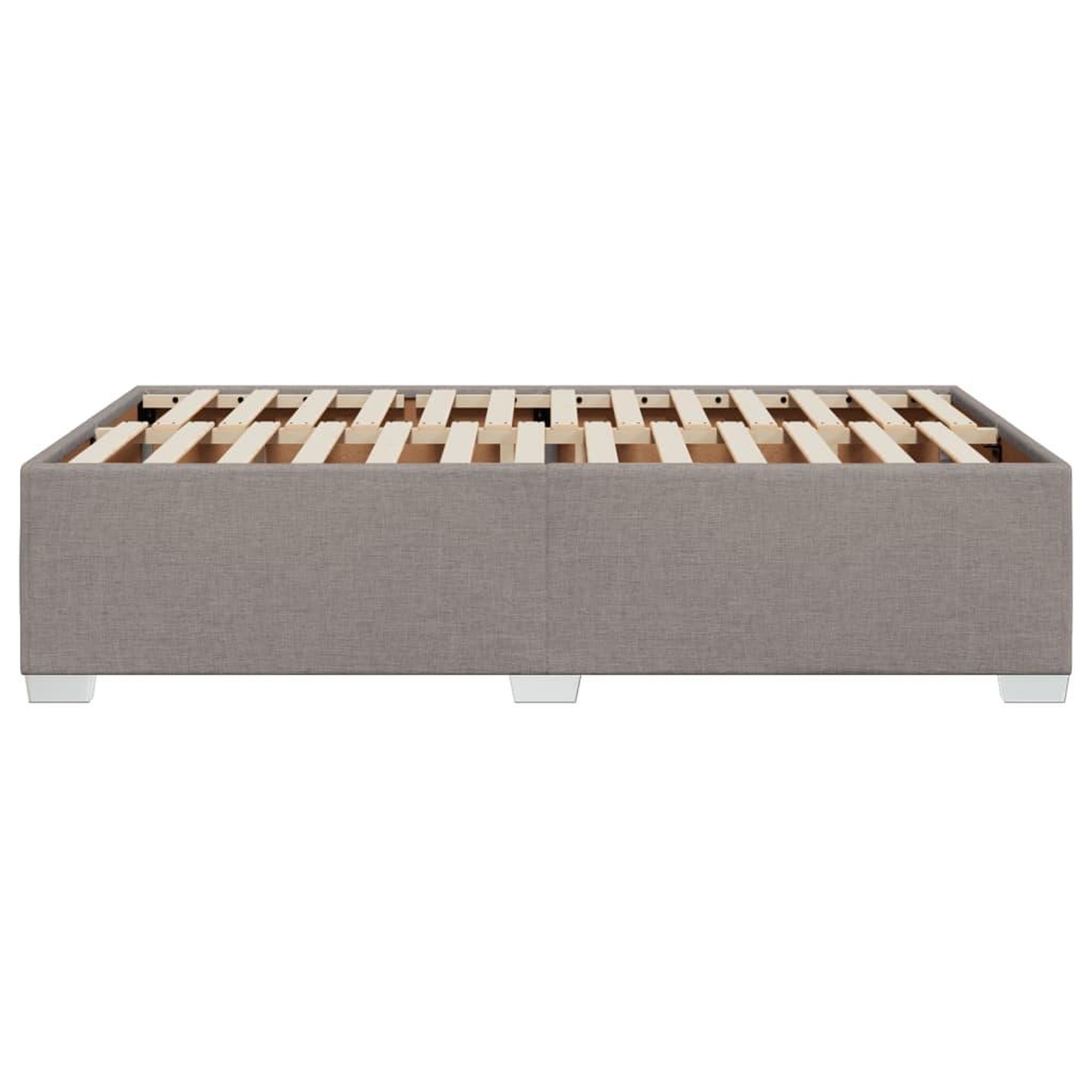 Voir la diapositive 5 : VIDAXL Cadre de lit sans matelas taupe 120x200 cm tissu