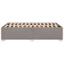 Voir la diapositive 5 : VIDAXL Cadre de lit sans matelas taupe 120x200 cm tissu