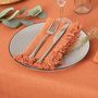 Voir la diapositive 2 : ATMOSPHERA Lot de 2 Serviettes de Table  Maha  40x40cm Terracotta