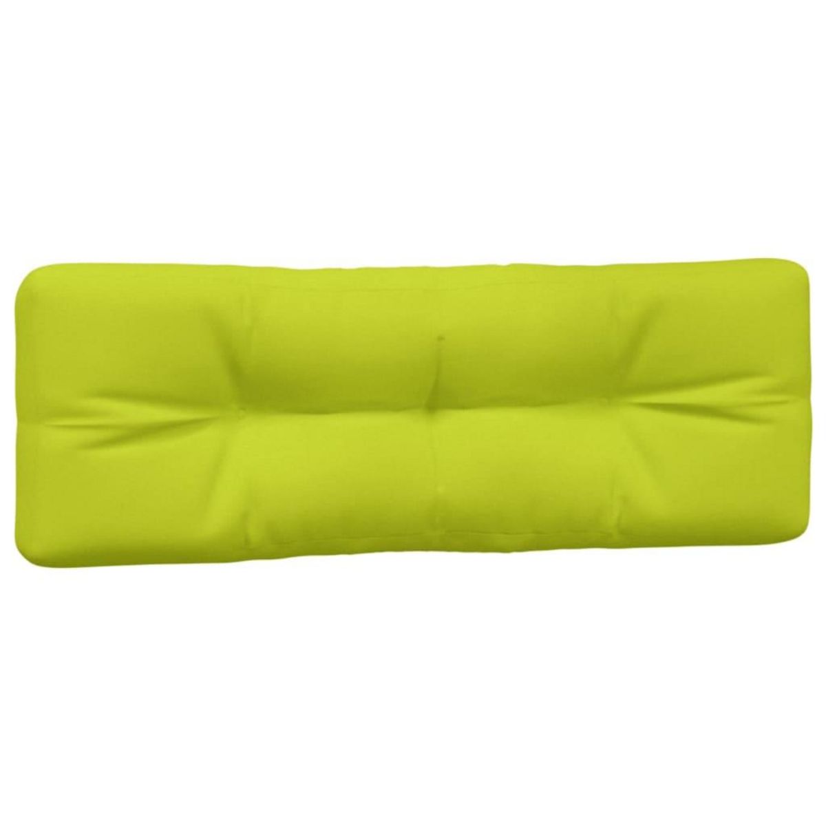 VIDAXL Coussins de palette lot de 3 vert vif tissu