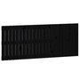 Voir la diapositive 2 : VIDAXL Tete de lit murale Noir 147x3x60 cm Bois massif de pin
