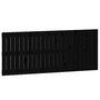 Voir la diapositive 2 : VIDAXL Tete de lit murale Noir 147x3x60 cm Bois massif de pin