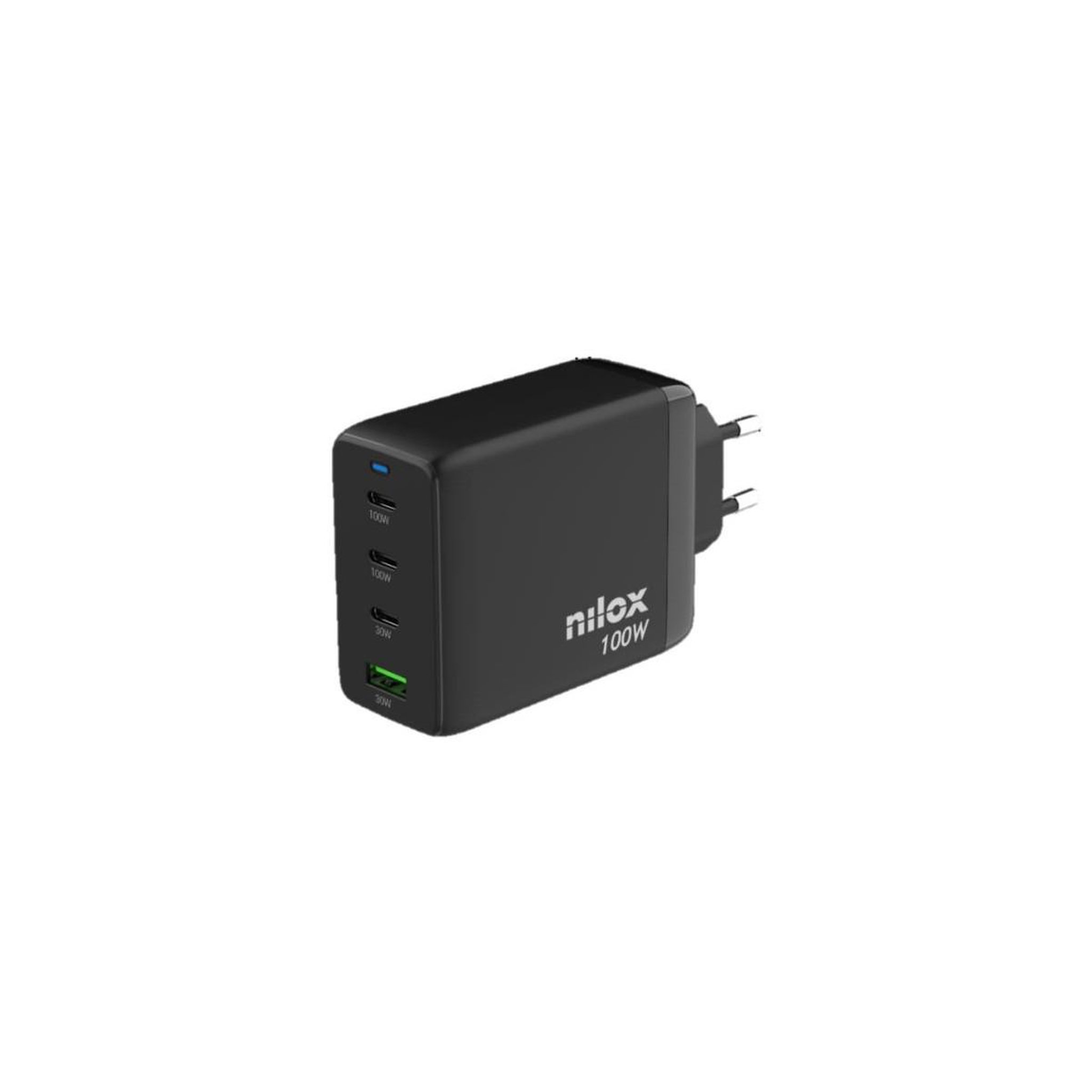 Nilox Nilox nxganusbc100 chargeur d'appareils mobiles universel noir secteur charge rapide intérieure