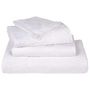 Voir la diapositive 4 : VIDAXL Gants de toilette 4 pcs blanc 15x21 cm 360 g m² 100% coton