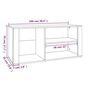 Voir la diapositive 6 : VIDAXL Armoire a chaussures Chene marron 100x35x45cm Bois d'ingenierie
