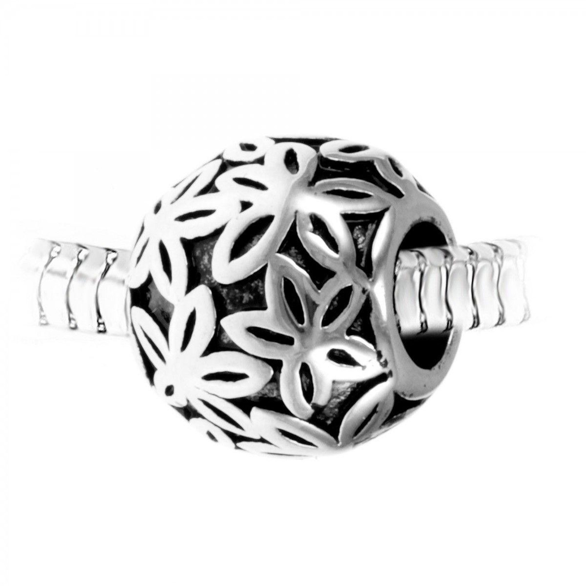 SC CRYSTAL Charm perle ornemental acier par SC Crystal