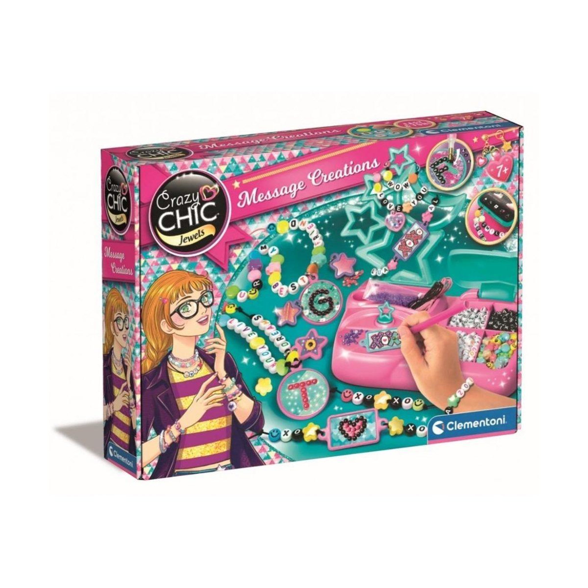 CLEMENTONI Coffret bijoux  18772 crazy chic - bijoux à lettres