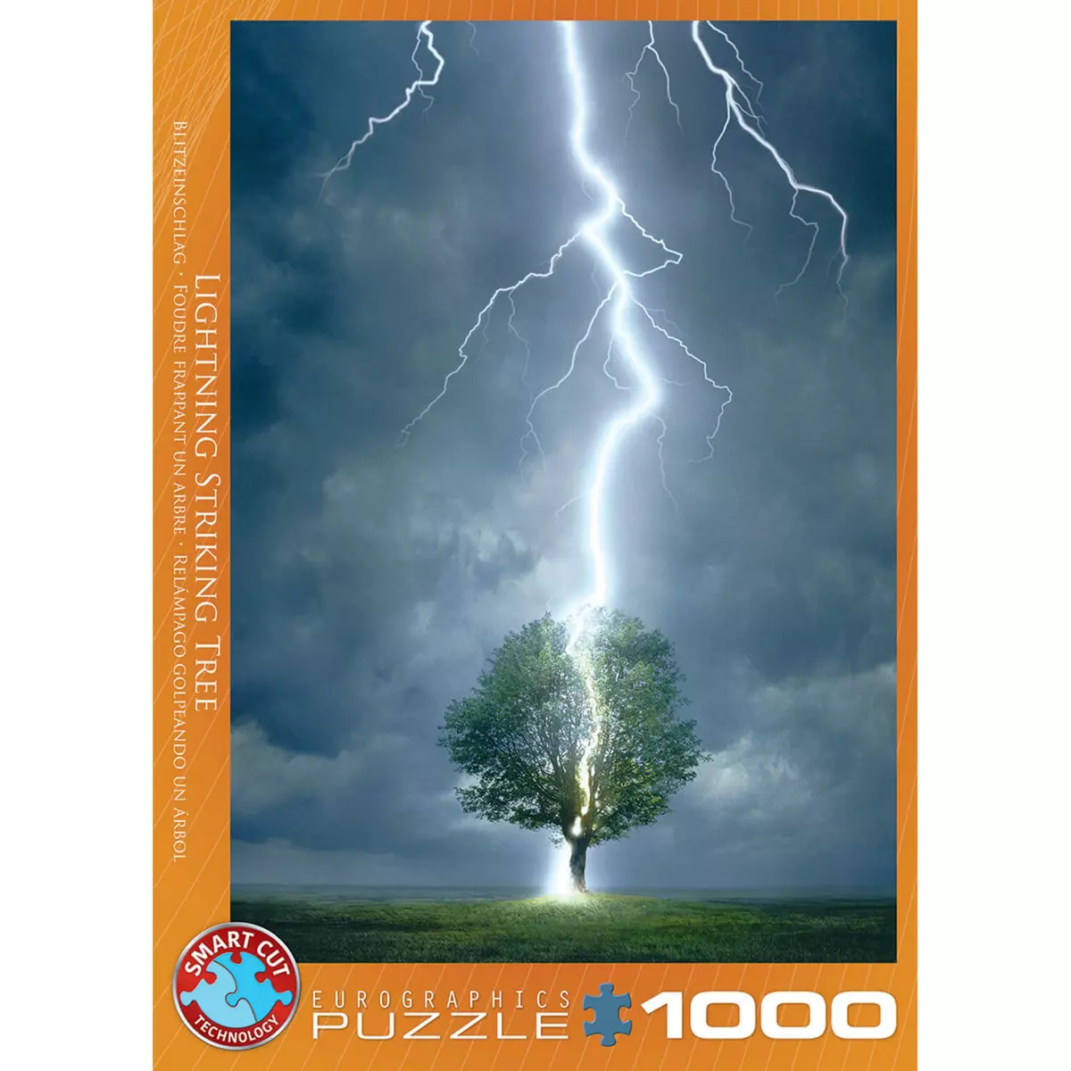 Eurographics Puzzle 1000 pièces : Foudre sur un arbre