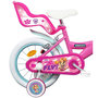 Voir la diapositive 2 : Nickelodeon Vélo enfant 16'' - Modèle Fille Pat Patrouille à l'effigie de Stella pour enfant de 105 à 120 cm avec stabilisateurs - Panier avant - Porte poupée arrière - 2 freins & Pneus gonflables.