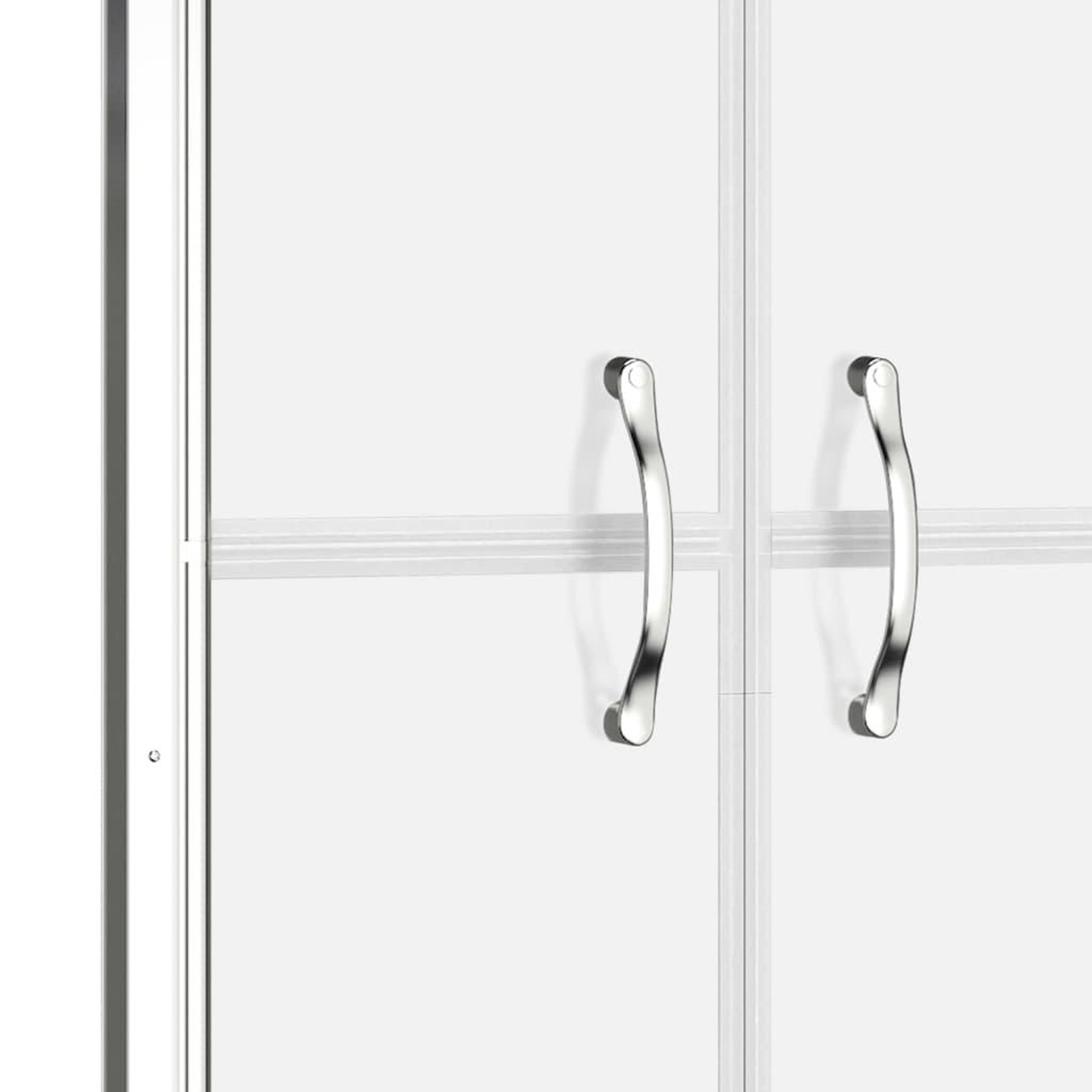 Voir la diapositive 4 : VIDAXL Porte de douche ESG demi-depoli 91x190 cm