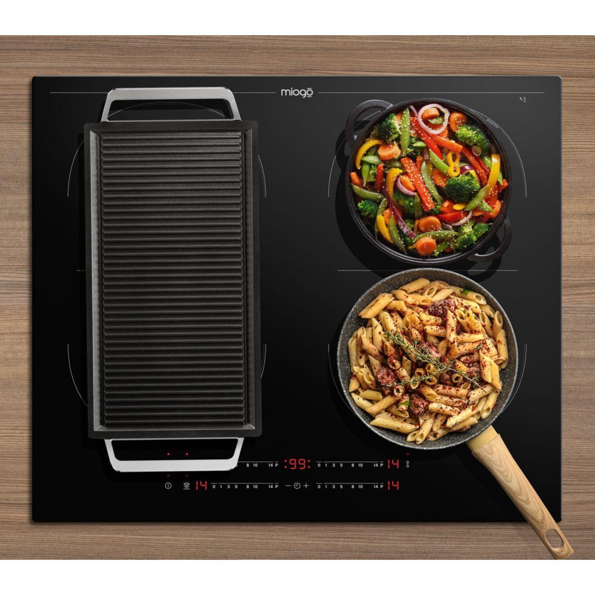 Voir la diapositive 4 : MIOGO Plaque induction mhi601sh smarthood