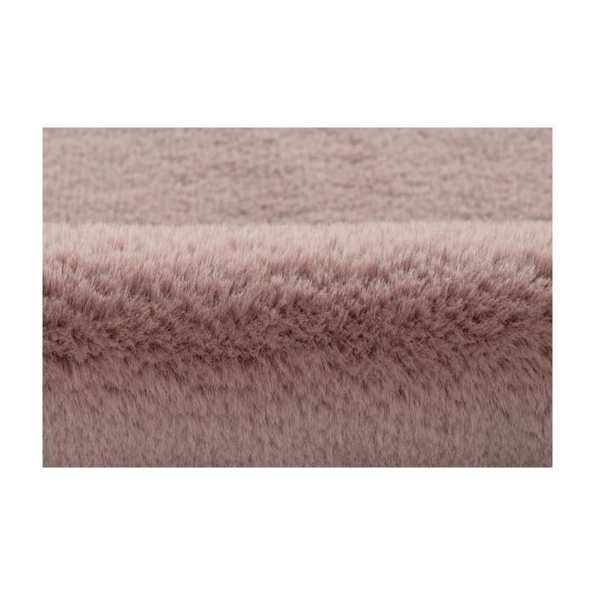 Paris Prix Tapis Imitation Fourrure  Kunda  60x90cm Rose