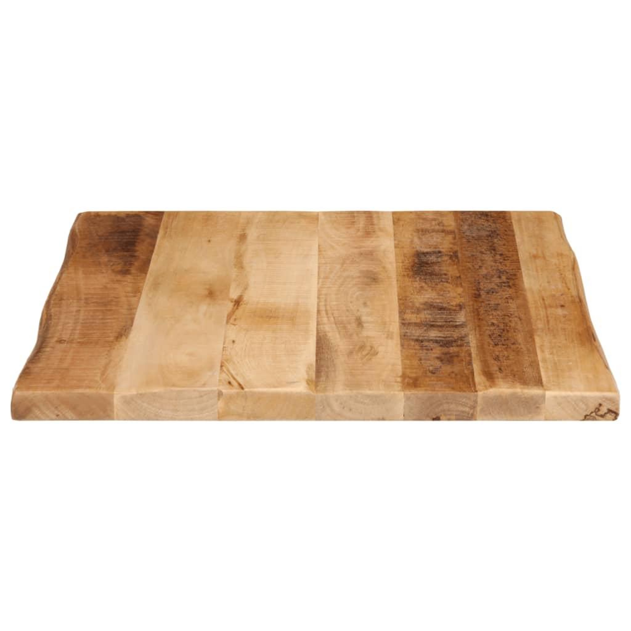 Voir la diapositive 4 : VIDAXL Dessus de table bord vivant 60x60x2,5 cm bois de manguier brut