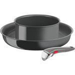 TEFAL Batterie de cuisine Ingenio Renew 3pcs L2609302