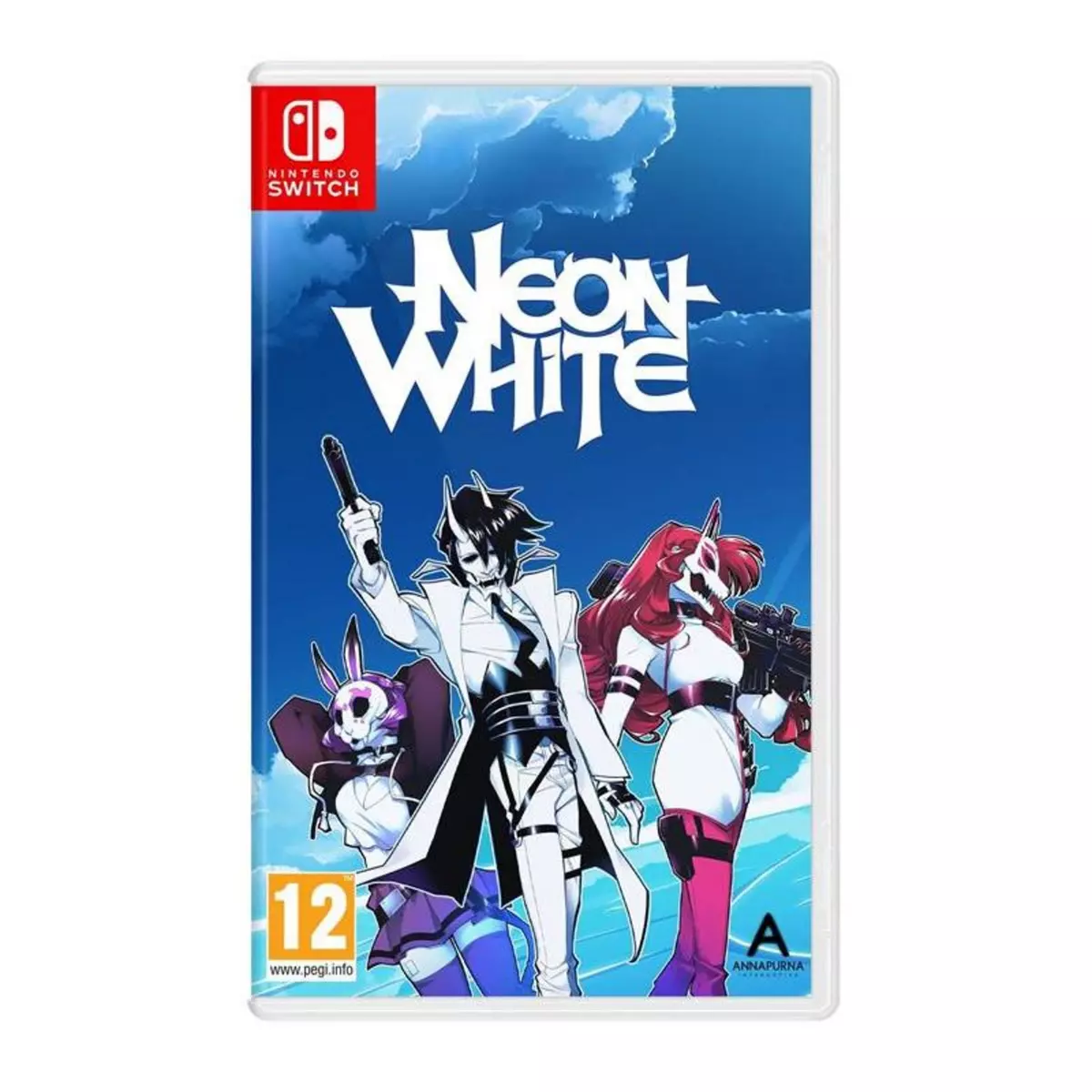 PREMIUM Neon White Nintendo Switch