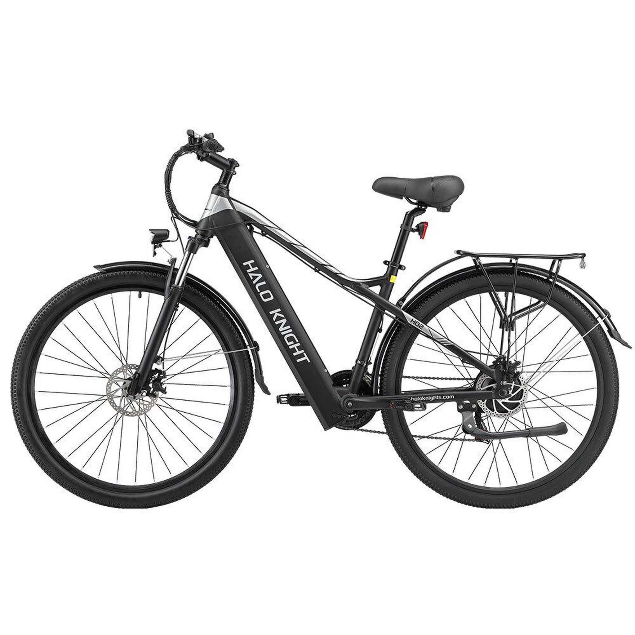 Voir la diapositive 2 : HALO KNIGHT Vélo électrique HALO KNIGHT H02, 48V 750W 16Ah, 21 vitesses, Noir