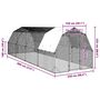 Voir la diapositive 6 : VIDAXL Poulailler avec toit 2,5x8x2,25 m acier galvanise