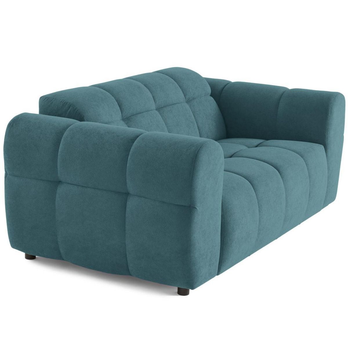 LISA DESIGN Ray - canapé droit 2 places en tissu texturé